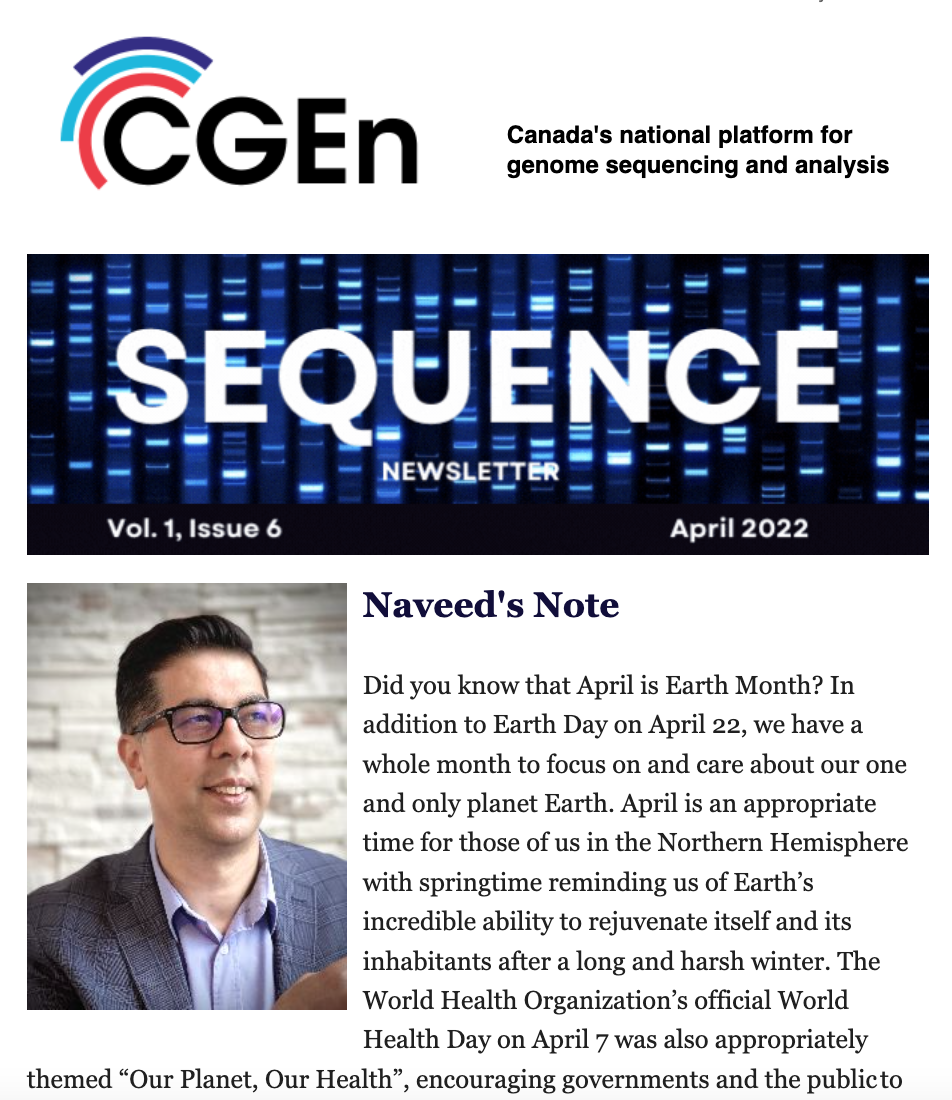 CGEn April newsletter